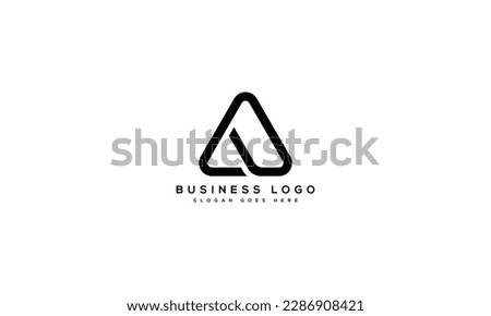 EA or AE letter mark Abstract Vector Logo Design Template - EA or AE icon design