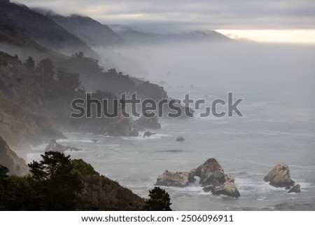 Similar – Foto Bild Big Sur-Ansicht am frühen Morgen