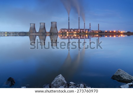 Mystic coal power station