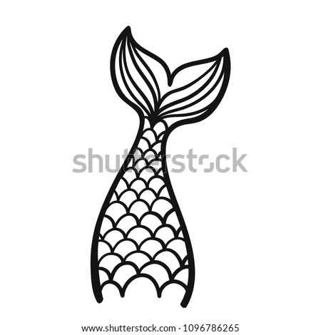 Mermaid Tail Clipart | Free download on ClipArtMag