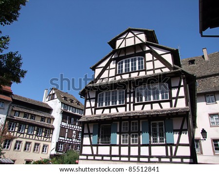 Traditional Strasbourg house, France