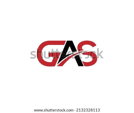 Initial Letter GAS Logo Vector Design Icon Concept Templates illustration.