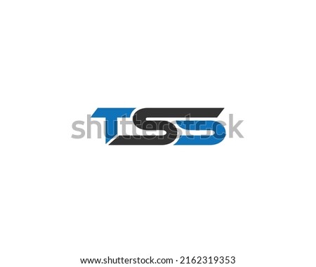 Unique Letter TSS Logo Design Idea Concept Vector Symbol illustration.