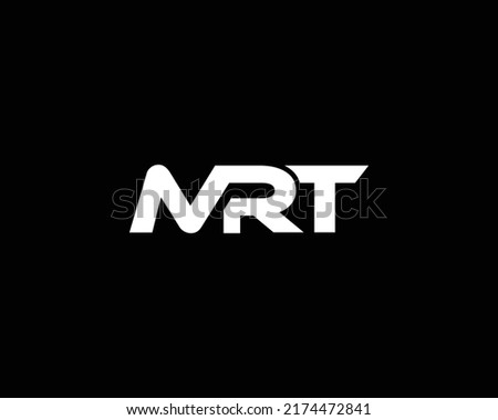 Modern Letter MRT Logo Icon Design Concept Vector illustration.