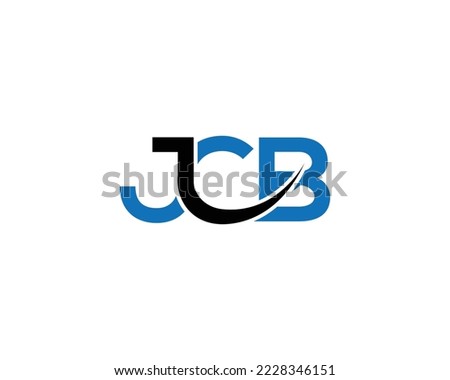 Letter Initial JCB Logo Design Template Shape Design Vector Illustration.