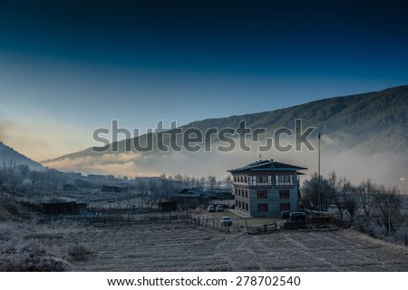 Bhutan Village,winter
Village in rural area