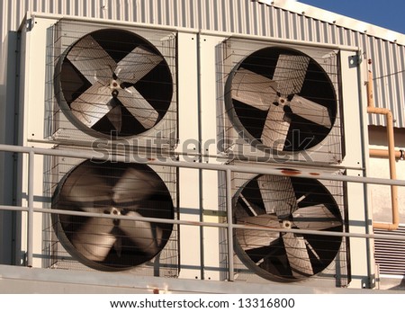 Industrial air conditioner and ventilation in industrial building