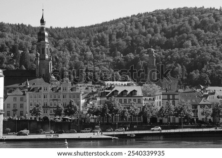 Similar – Foto Bild Schlosskirche und Esse in Chemnitz in der Abenddämmerung