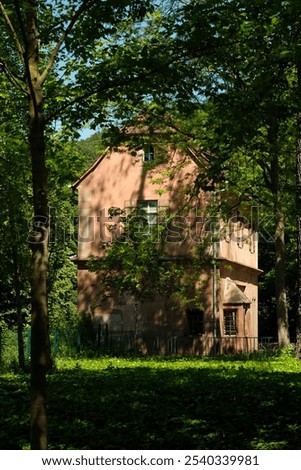 Similar – Foto Bild Schlosskirche und Esse in Chemnitz in der Abenddämmerung