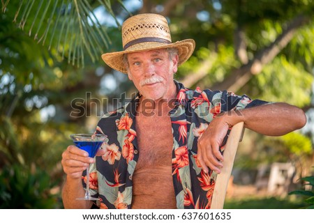 Similar – Image, Stock Photo Tourist with straw hat in rear view photographs a sailing ship in Brittany at the sea between rocks