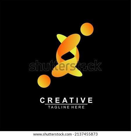 
Abstract logo design struggle to build a business. Universal modern design.