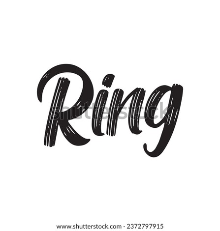 ring text on white background.