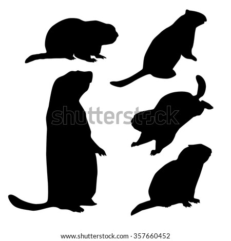 groundhog silhouette