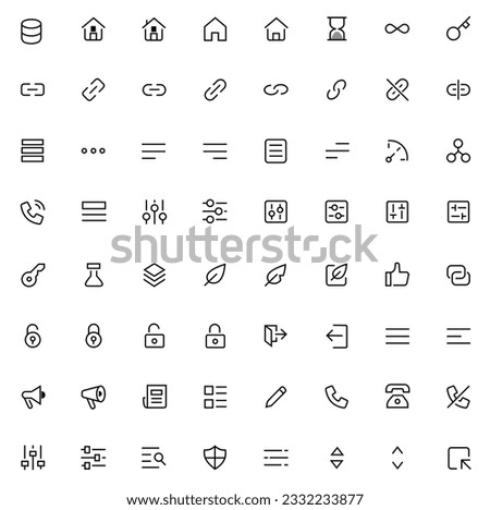 User Interface icon pack for mobile and web