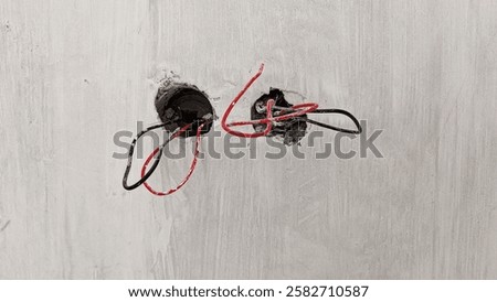 Similar – Image, Stock Photo Cables come out of the ground