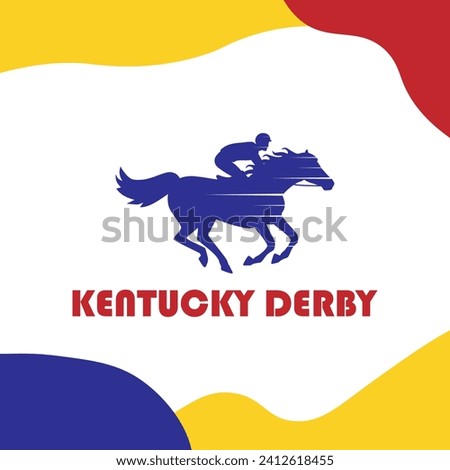 kentucky derby slogan, typography graphic design, vektor illustration, for t-shirt, background, web background, poster and more.