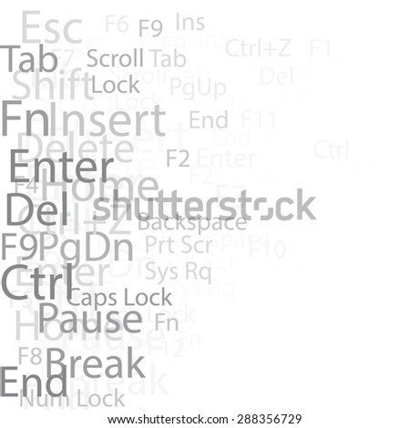 keyboard windows text composition abstract background