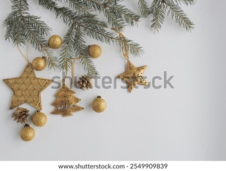 Similar – Image, Stock Photo Christmas concept background