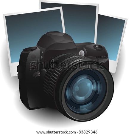 Photo camera illustration