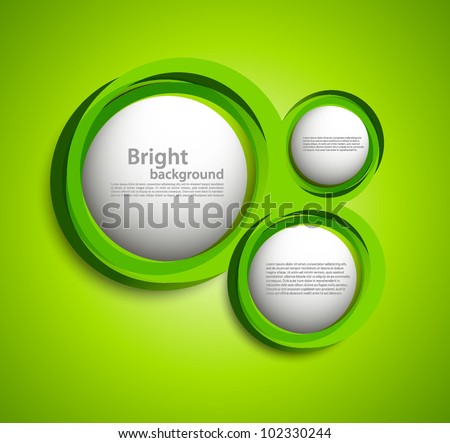 Bright background with circles in green color.

FOOTAGE with this circles:
http://footage.shutterstock.com/clip-2253613-stock-footage-green-circles.html