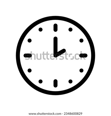 Circle clock. at 2 o'clock