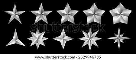 Set rating stars gold, silver, bronze icon badges. Feedback customers. Rank, level of satisfaction rating. Five stars customer product rating review. 5 star rating icon. Vector illustration.