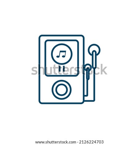  icon. Thin linear  outline icon isolated on white background. Line vector  sign, symbol for web and mobile