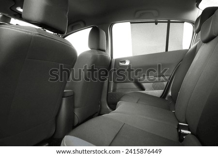 Similar – Image, Stock Photo View of inside car empty road in countryside