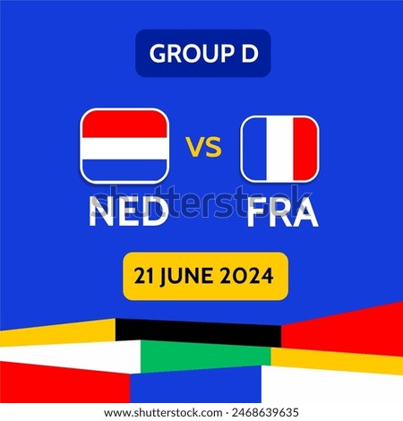 Football Euro Cup 2024 Netherland vs France