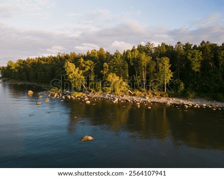 Similar – Foto Bild Wildes Meer mit Felsenküste