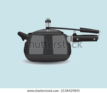 Pressure Cooker vector design for cooking items 