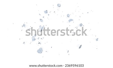 Similar – Image, Stock Photo Ice Age | red-white flutter band of plastic is covered with ice crystals