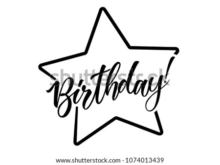 Line The Art Element : Vector outline birthday elements download free art stock