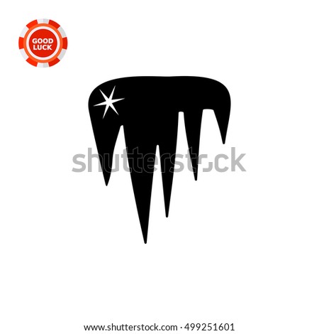 Ice Simple Icon Stock Vector Illustration 499251601 : Shutterstock