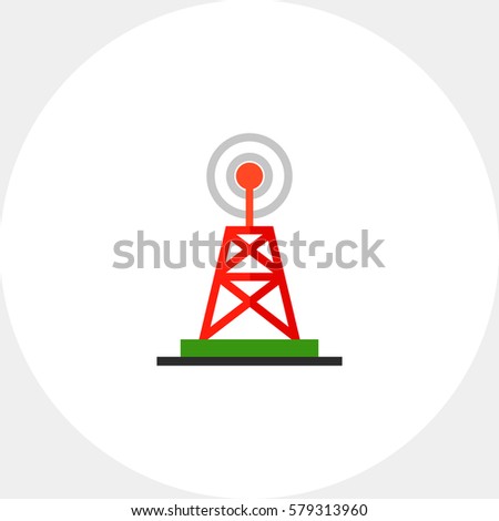 Television Tower as Broadcast Concept Icon