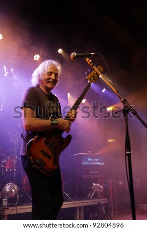 REICHENBACH, GERMANY - JANUARY 14: Member Leo Lyons of the rock group \