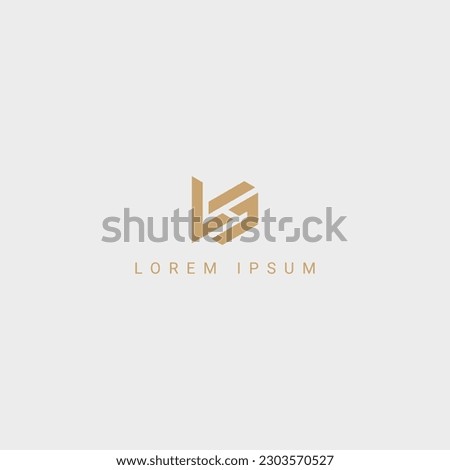 Abstract minimal letter LG GL icon logo vector symbol.