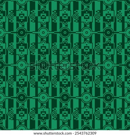 Dark green football striped fields on light green background vector square seamless pattern or texture. Sport soccer wallpaper.