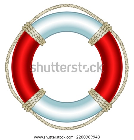 Illustration of the life preserver