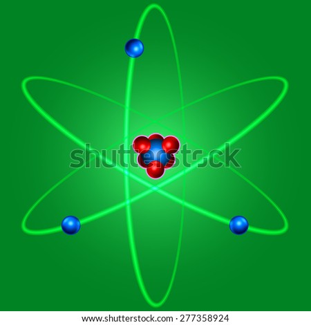 Illustration of the abstract atom icon