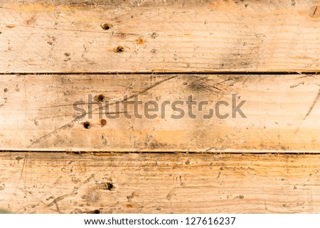 Old flooring wooden planks in bad condition