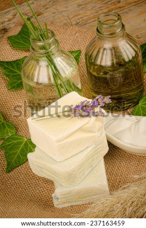 Natural soap and moisturizer based on essential oils
