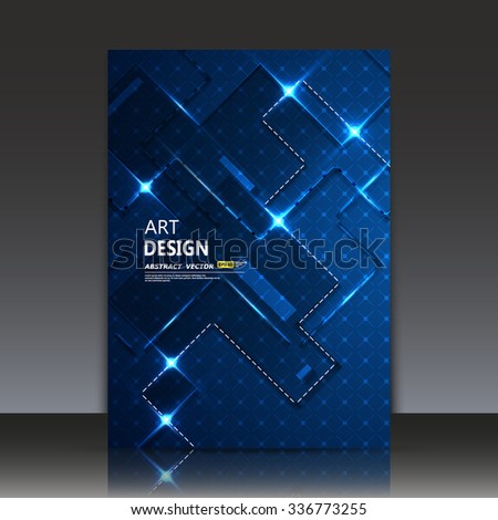 Abstract composition, glory cables and wires, shiny microcircuit, a4 brochure title sheet, digital technology backdrop, techno microscheme, computer chip, electronic engineering caption, EPS 10 vector