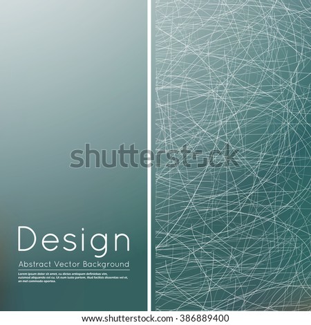 Abstract composition, text frame surface, grey wallpaper, creative figure, white lines interlacement icon, title sequence, startup display, screen saver, banner form, flier fashion, EPS10 vector image