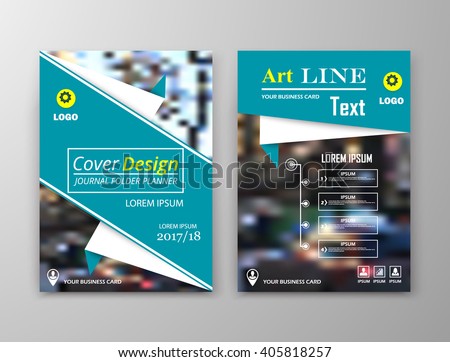 Abstract composition. Colored editable cover image texture. Flier set construction. Urban city view banner form. White a4 brochure title sheet. Creative figure icon. Firm name logo surface. Flyer font