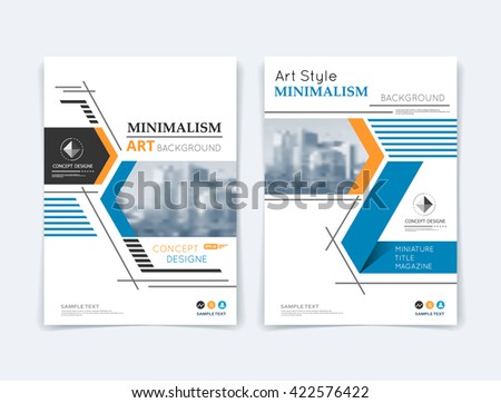 Abstract composition. Yellow, blue, triangular texture. Black dots, lines, part construction. White brochure title sheet. Header. Creative figure icon surface. Triangle section banner form. Flyer font