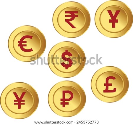 us uk russia japan india china europa currency dollar euro yuan rupee yen rouble pound