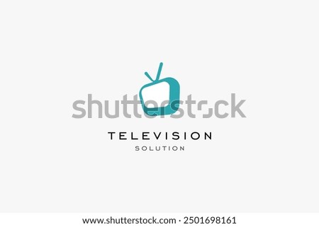 Template logo design solution for tv-channel