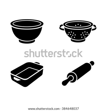 Kitchenware vector icons