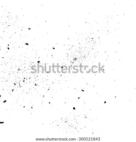 Dust particle and dirt textures on a white background